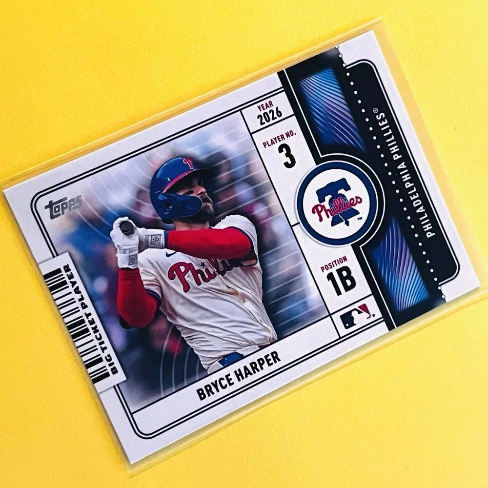 2026 Topps Series 1 Bryce Harper #BTP-19‎ Big Ticket Player Insert Phillies